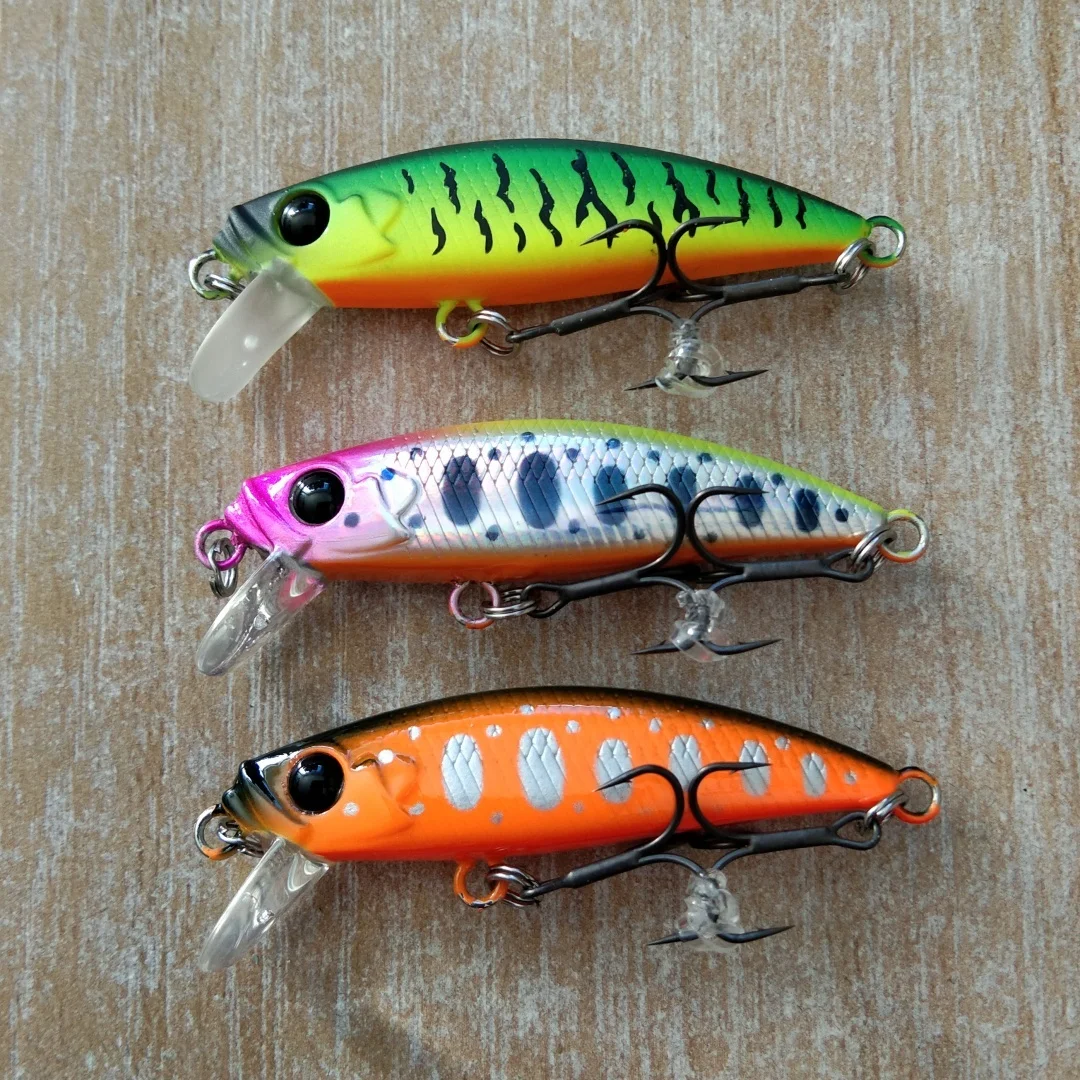 

Tsurinoya 8 шт. красочная рыболовная приманка 5 г/4,6 см тонущий гольян 3D глаза троллинговая приманка Buzz приманка воблер окунь рыболовные снасти