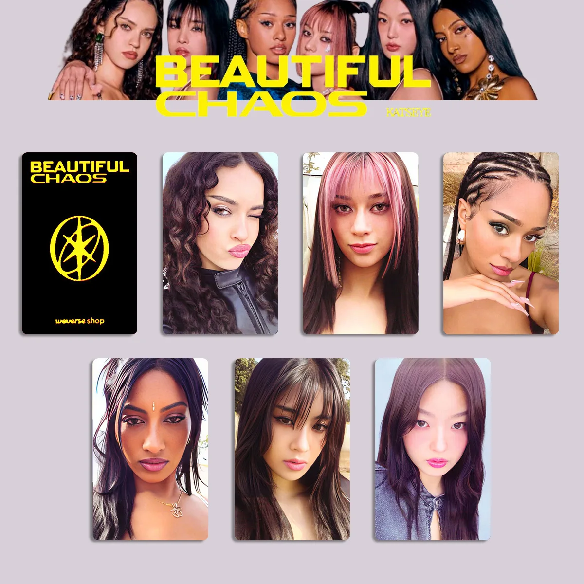 KPOP KATSEYE 6Pcs/Set Photocards List Daniela Lara Megan BEAUTIFUL
