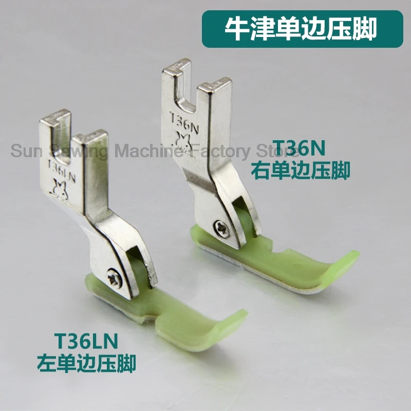 10PCS T36LN T36N Presser Foot Left and Right Half Side Installing Zipper Foot Plastic Single Side Presser Foot Lockstitch Sewing