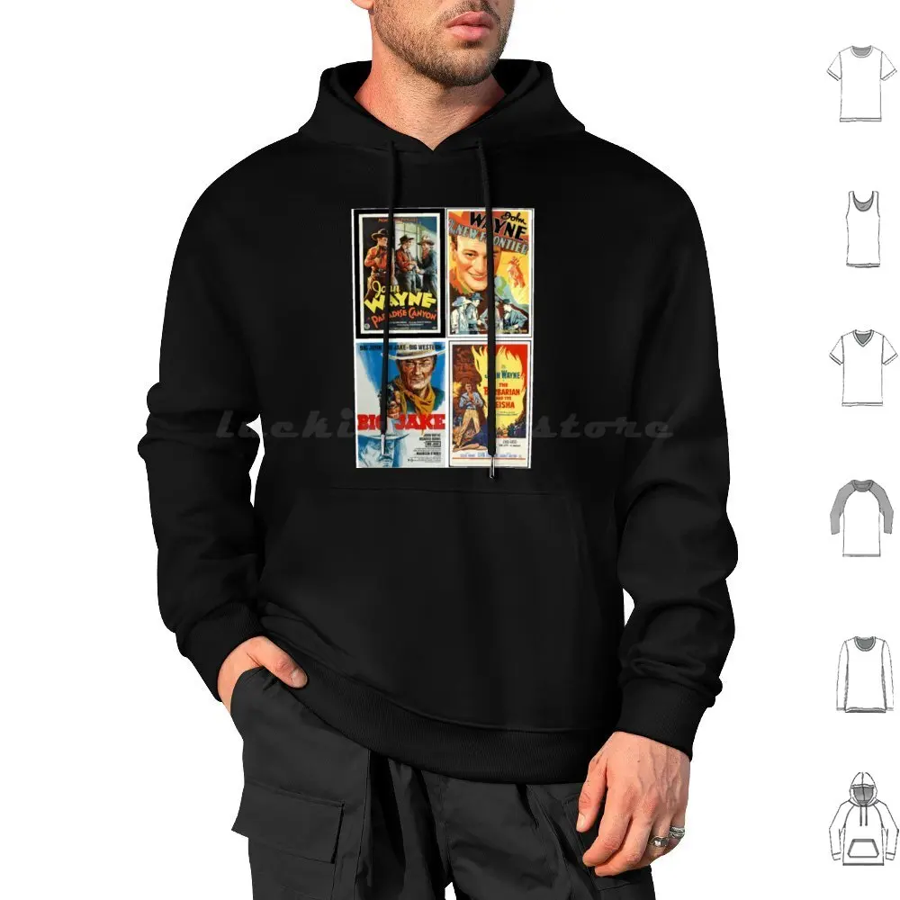 John Wayne Hoodies Long Sleeve John Wayne Hollywood John Wayne Actor John Wayne Bravo John Wayne Bravo Movie Gun John