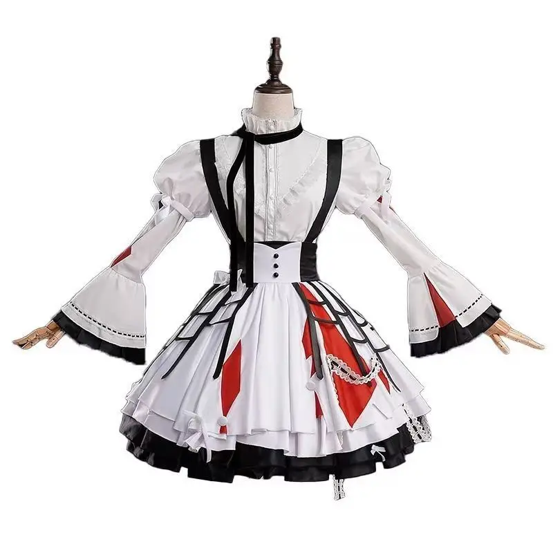 

Project Sekai Akiyama Mizuki Cosplay Costume PJSK Lovely Mizu5 Uniform Women Halloween Lolita Party White Dress Outfit 2025