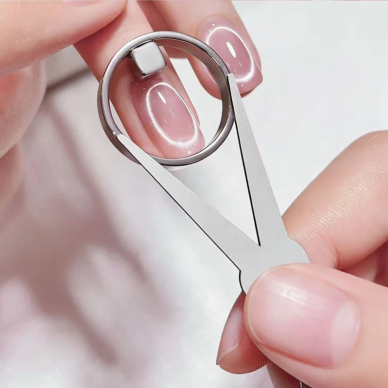 Black Hole Shape Cat Eye Nail Art Magnet Suck Hollow Cat Eye Nail Art Effect Magnet Ring for Magnetic Gel Polish Manicure Tools