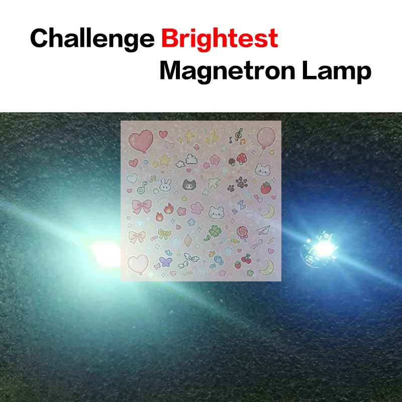 Colorful Magnetic Control Lamp Wireless LED Light Magnet Induction Lamp + Button Battery DIY Toys Robot Landscape Model