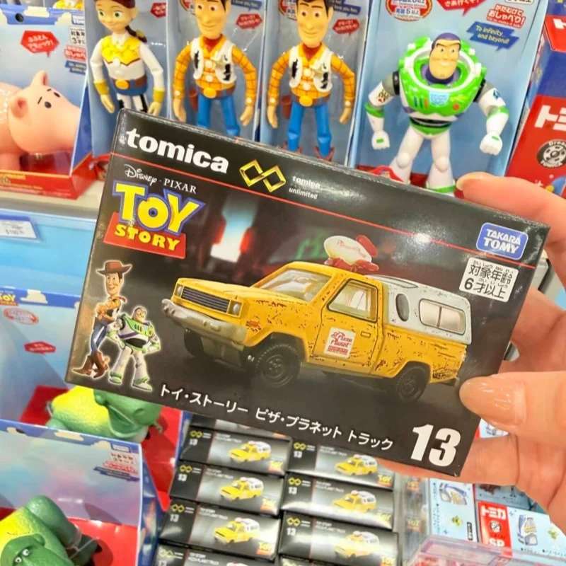 

Tomica Premium Unlimited 13 Takara Tomy Pizza Planet Delivery Truck Alloy Diecast Model Car Disney Pixar Story Birthday Fans Toy