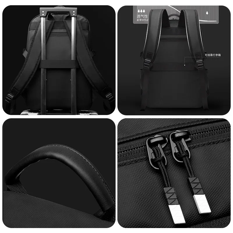 حقيبة ظهر كاجوال للسفر من WEPOWER، حقيبة ظهر للسفر للأعمال، حقيبة ظهر للكمبيوتر مزدوجة الكتف، حقيبة ظهر للطلاب بكتف مزدوج