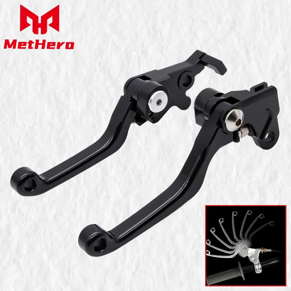 Palanca de freno y embrague CNC Pivot para motocicleta, accesorios para motocicleta, compatibles con Honda XR250/BAJA/MOTARD 1996-2003 2004 2005 2006 2007