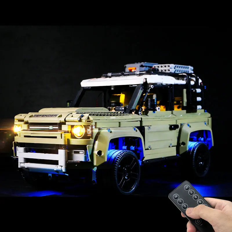 LED Light Kit for LEGO 42110 Land Rover Defender Supercar Bricks Lamp Toys Accessories Set Christmas Gift (Model Not Included) view 4