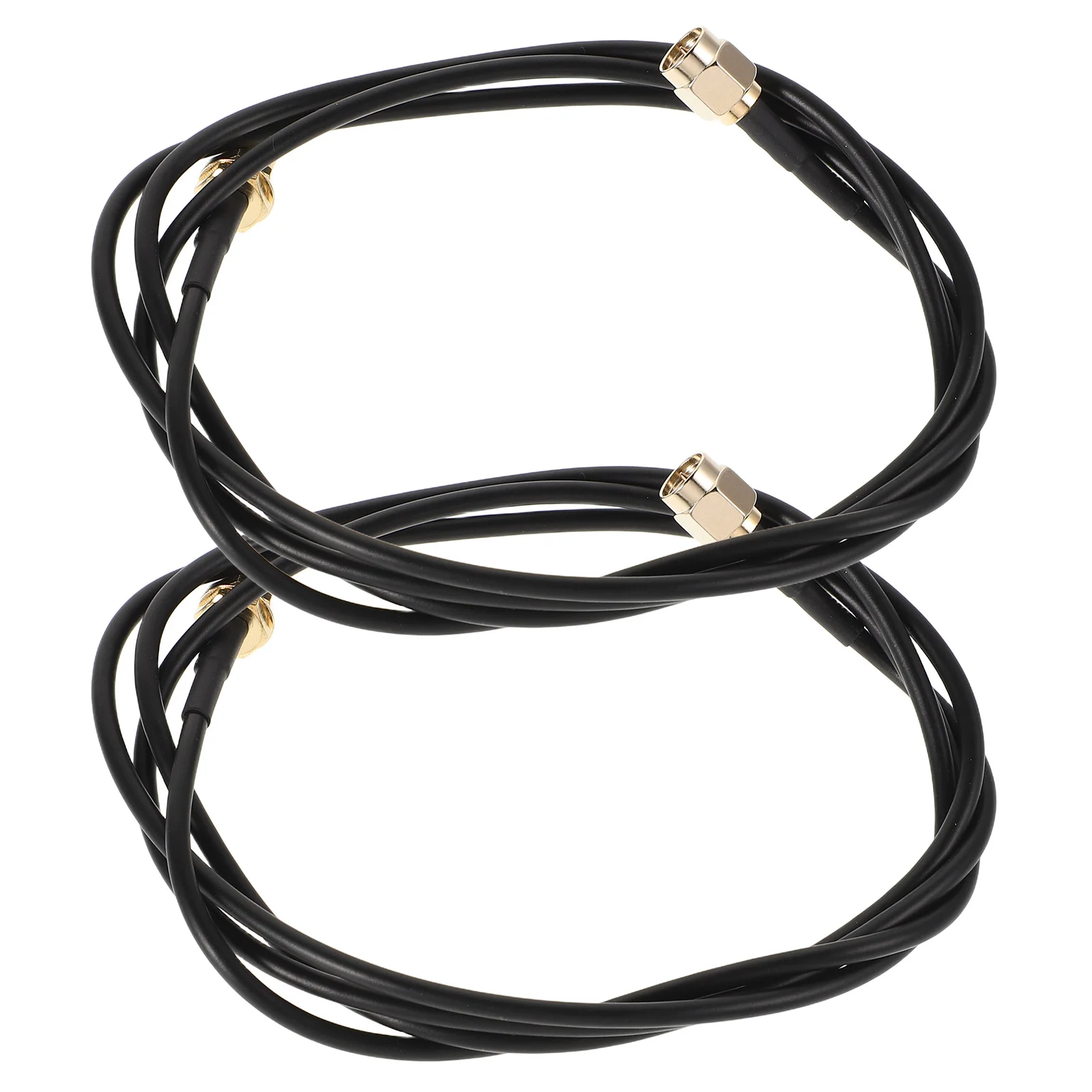 

2pcs SMA Male to Female Antenna Cable Feeder Extension for Router WiFi Signal Boost Network Stability Home Office