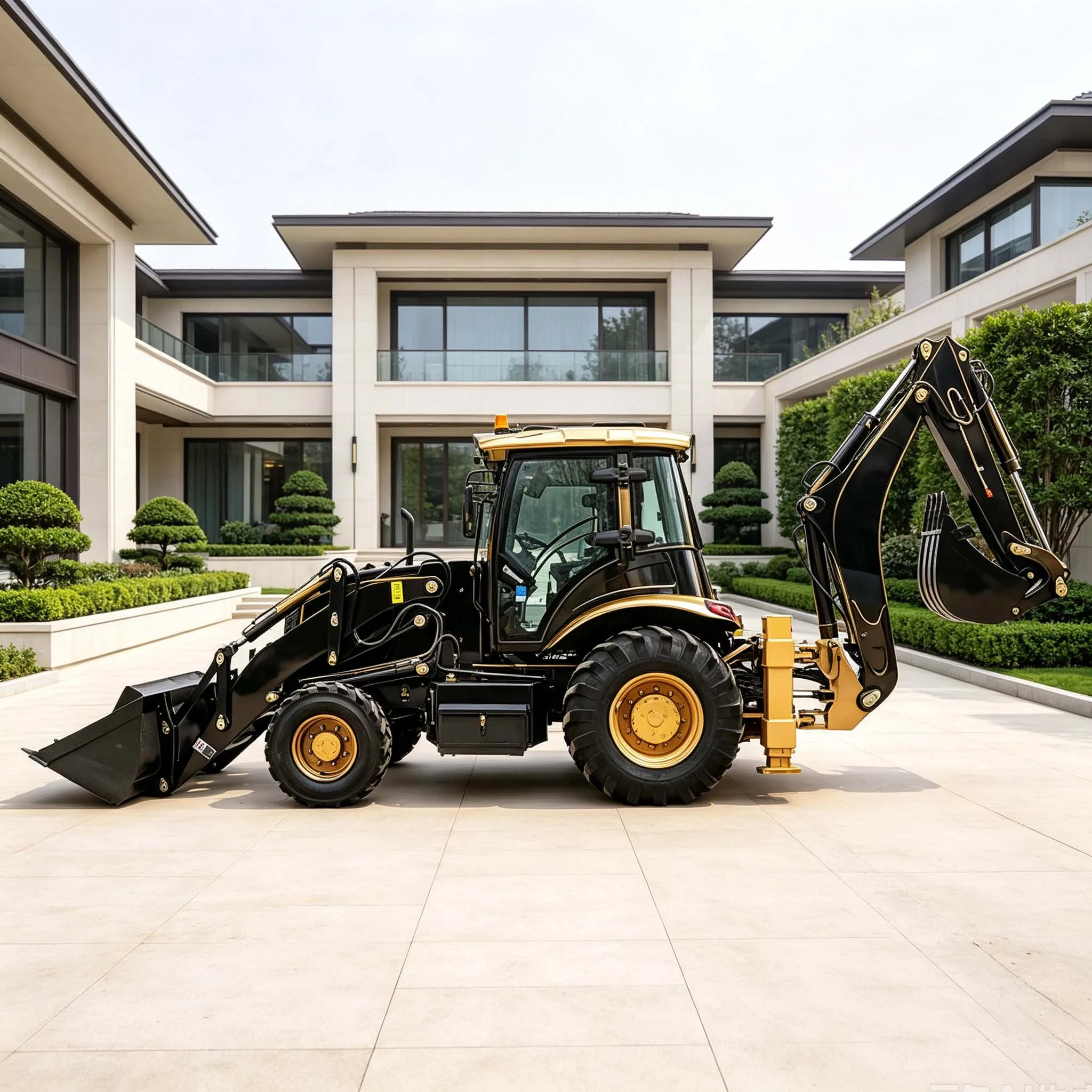 High Daily Output Precision Operation 4x4 mini backhoe loader kubota mini 4x4 wheel backhoe loader excavator