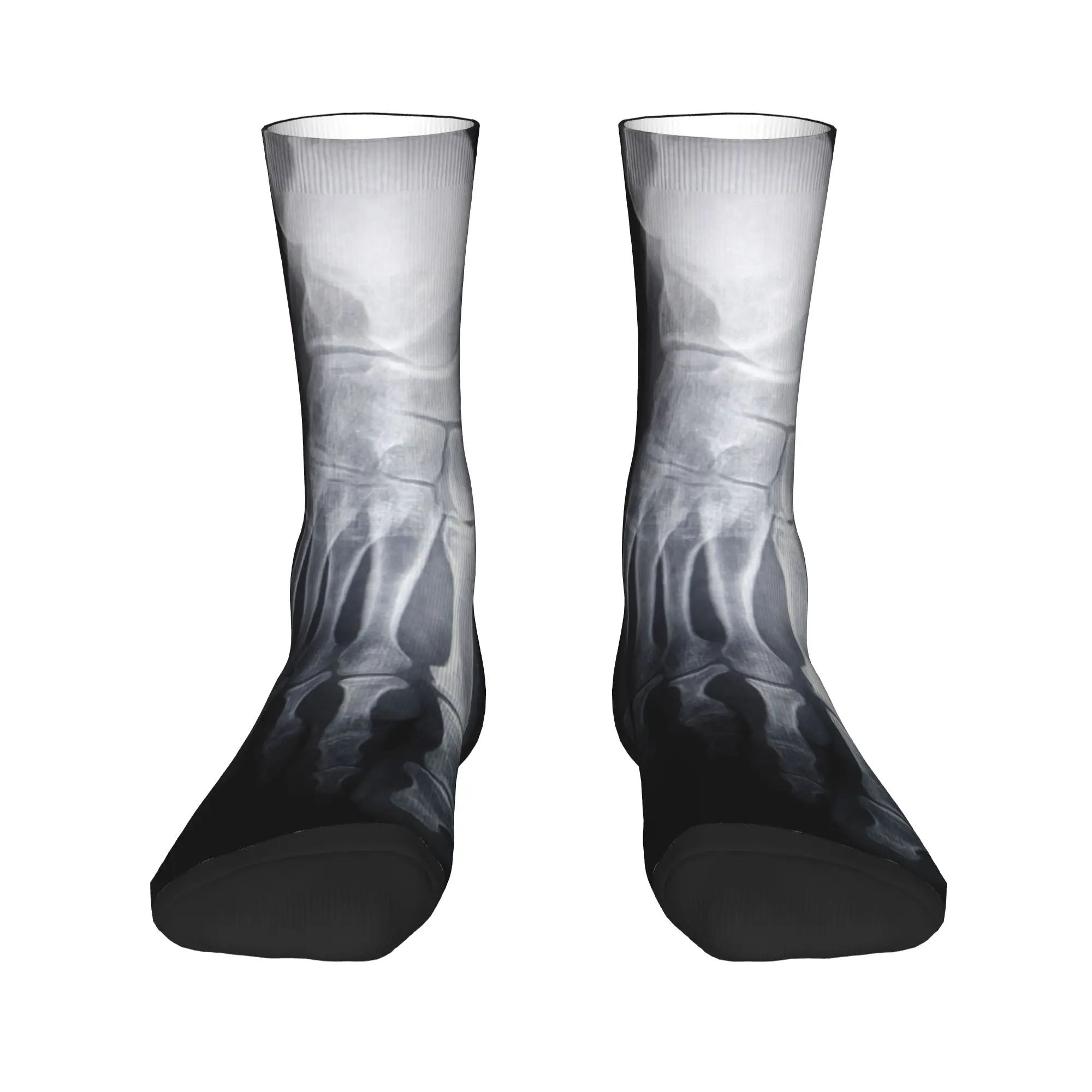 Funny X-ray Feet Printed for Man Crew Socks Unisex Kawaii  Spring Summer Autumn Winter Socks Women