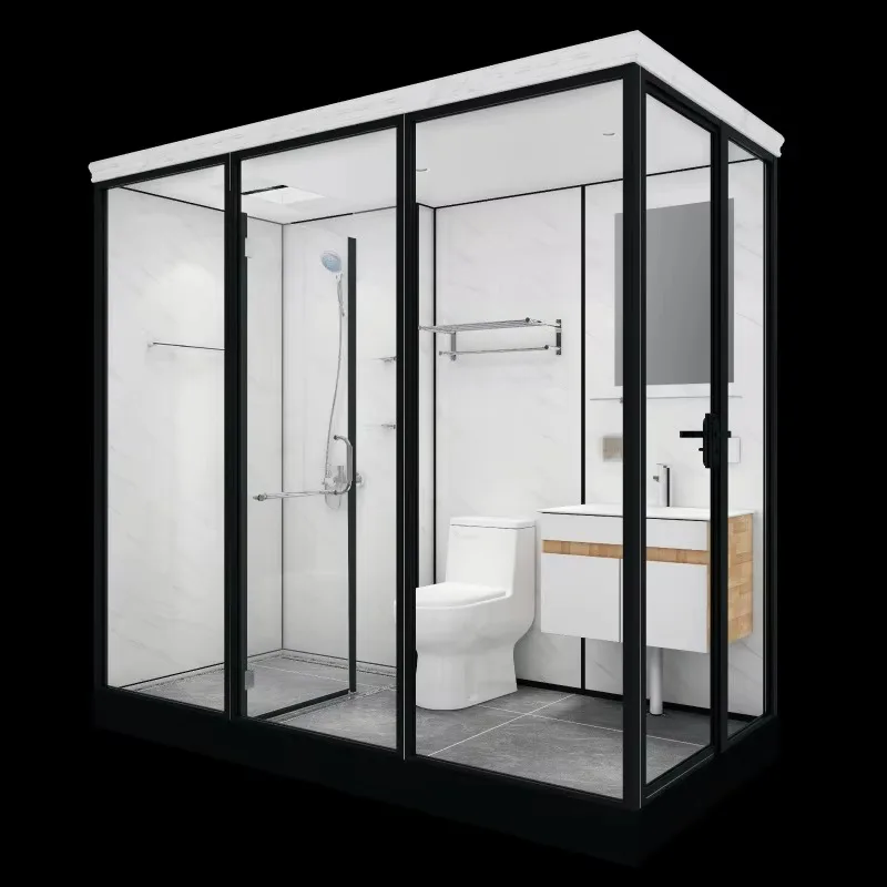 Integrated Bathroom Pod Integral Shower Room Modular Bathroom Pods Prefabricated Bathroom Pod Luxurious Shower Enclosure