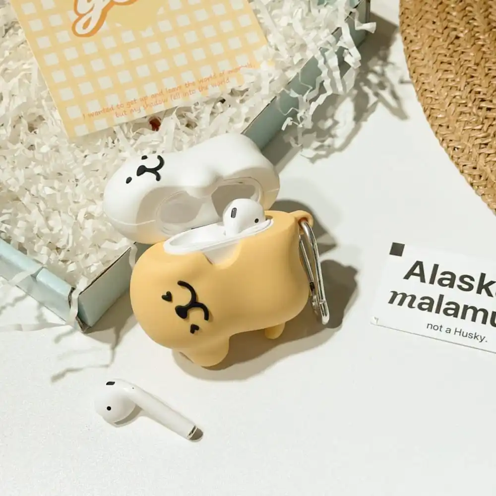 Hot Cute Cartoon Embrace Puppy Earphone Protective Case for AirPods 1 2 3 Pro 2rd Soft Lovely Silicone Anti-fall Protect Cover