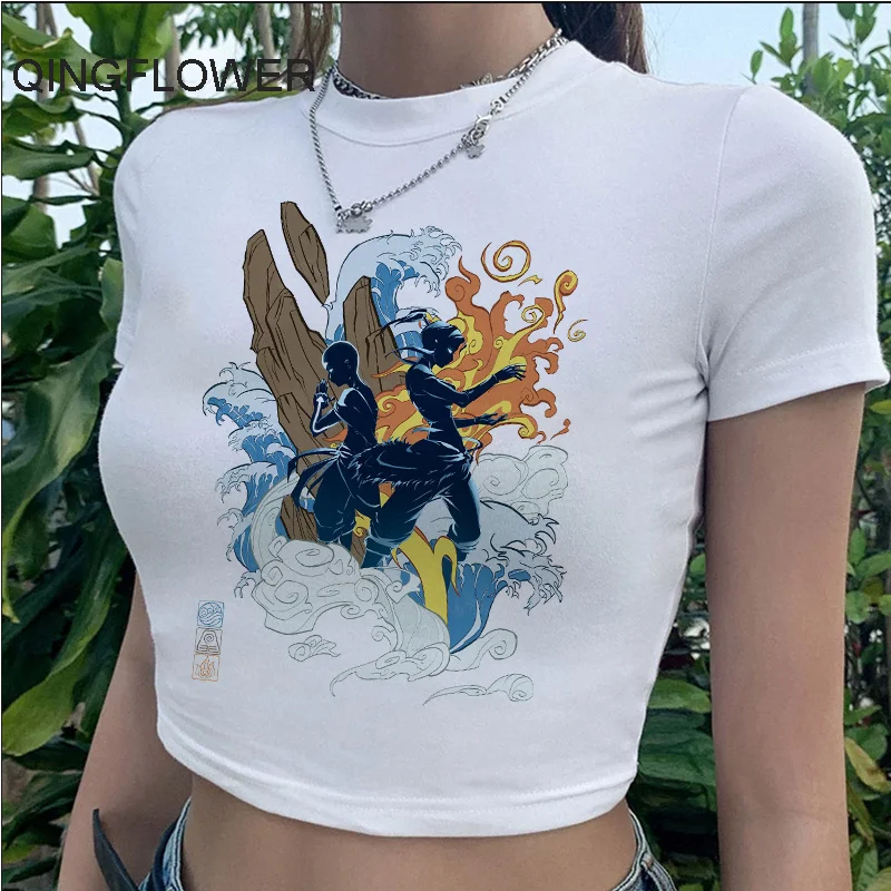 Avatar the Last Airbender Zuko clothes t-shirt female print graphic tees women y2k clothes couple  clothes tumblr