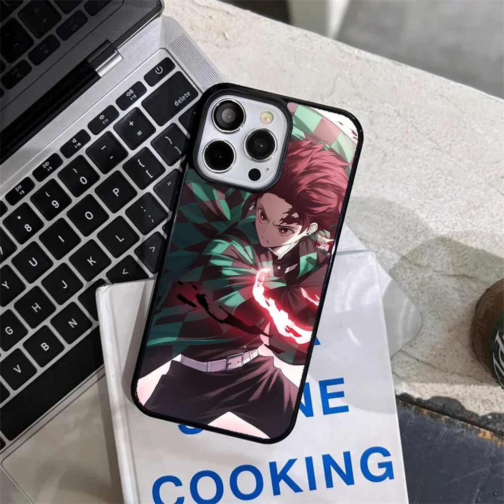 Anime Demon Slayer Kimetsu No Yaiba Tanjiro Kamado Phone Case Strong Magnetic For IPhone 15 14 13 Pro Max 11 12 Mini Alex