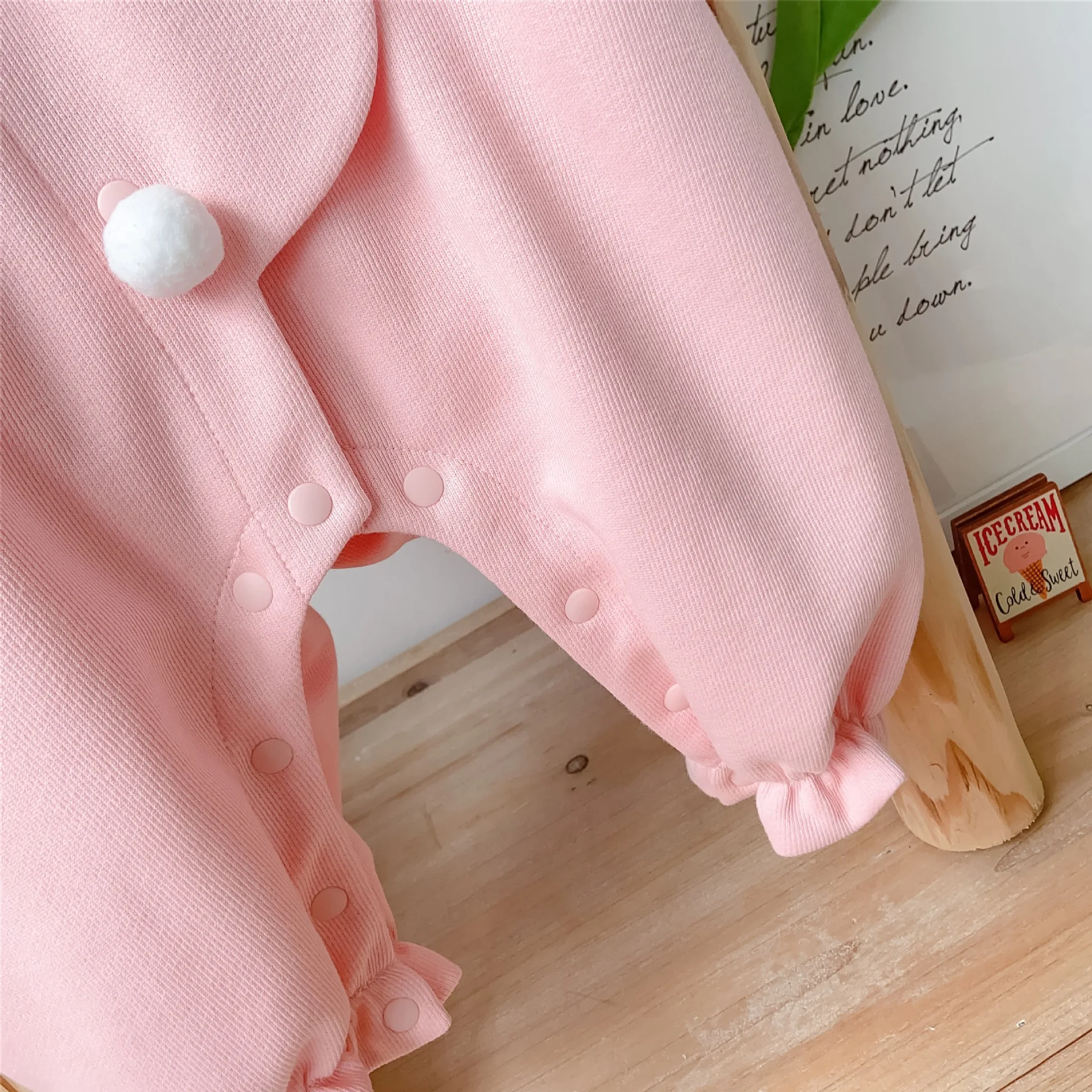 Newborn Baby Autumn Romper One Year Old Birthday Cute Girls Cartoon Rabbit Long Sleeve Bodysuits 2023 New Kids Cotton Clothes