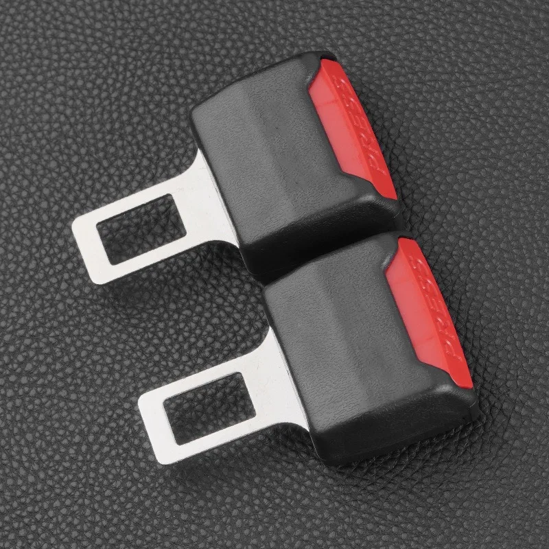 2 uds Clip para cinturón de seguridad de coche enchufe de extensión hebilla de bloqueo de asiento de seguridad de coche Clip extensor convertidor