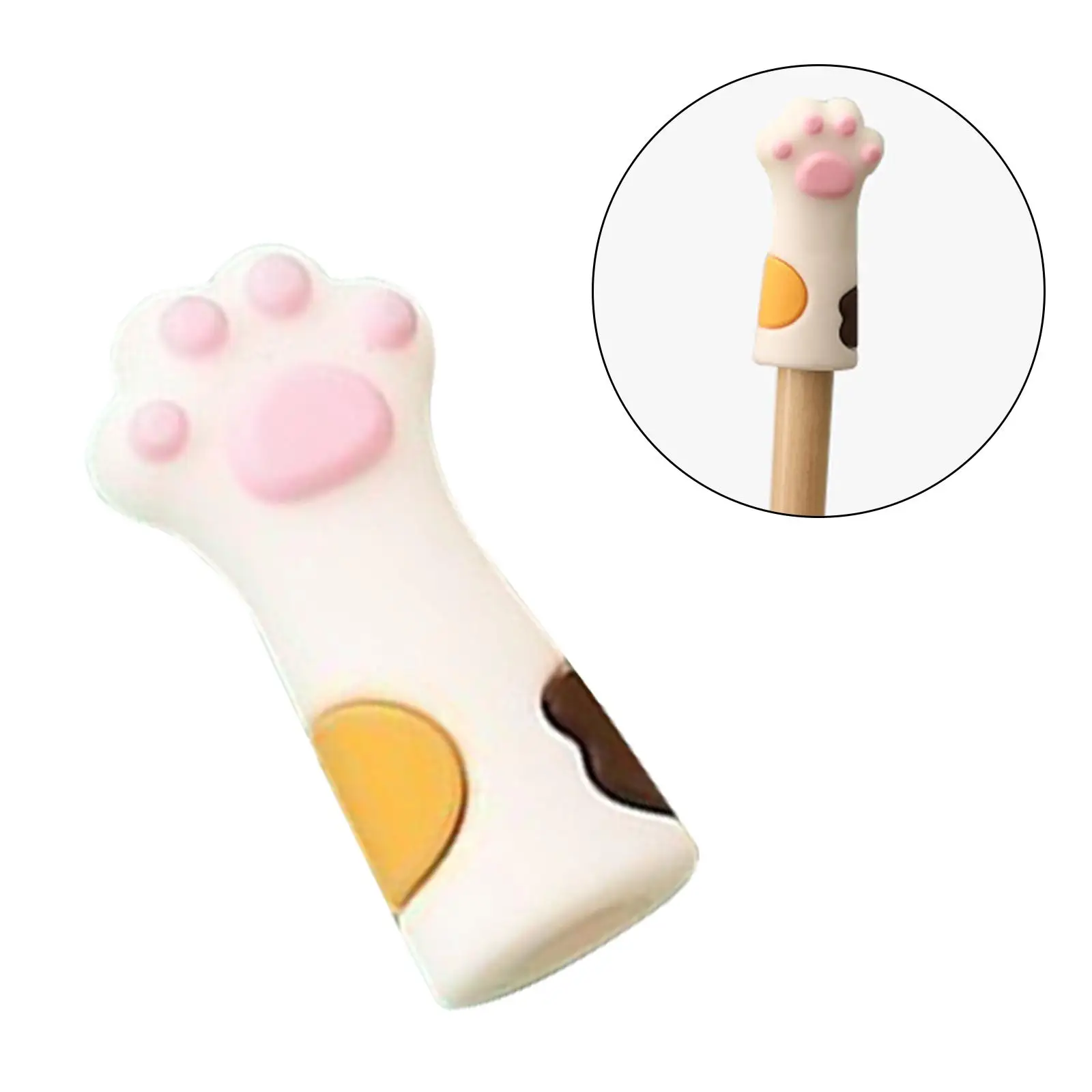 5ดินสอหมวกเครื่องมือสเก็ตช์ภาพแบบพกพาสีขาว