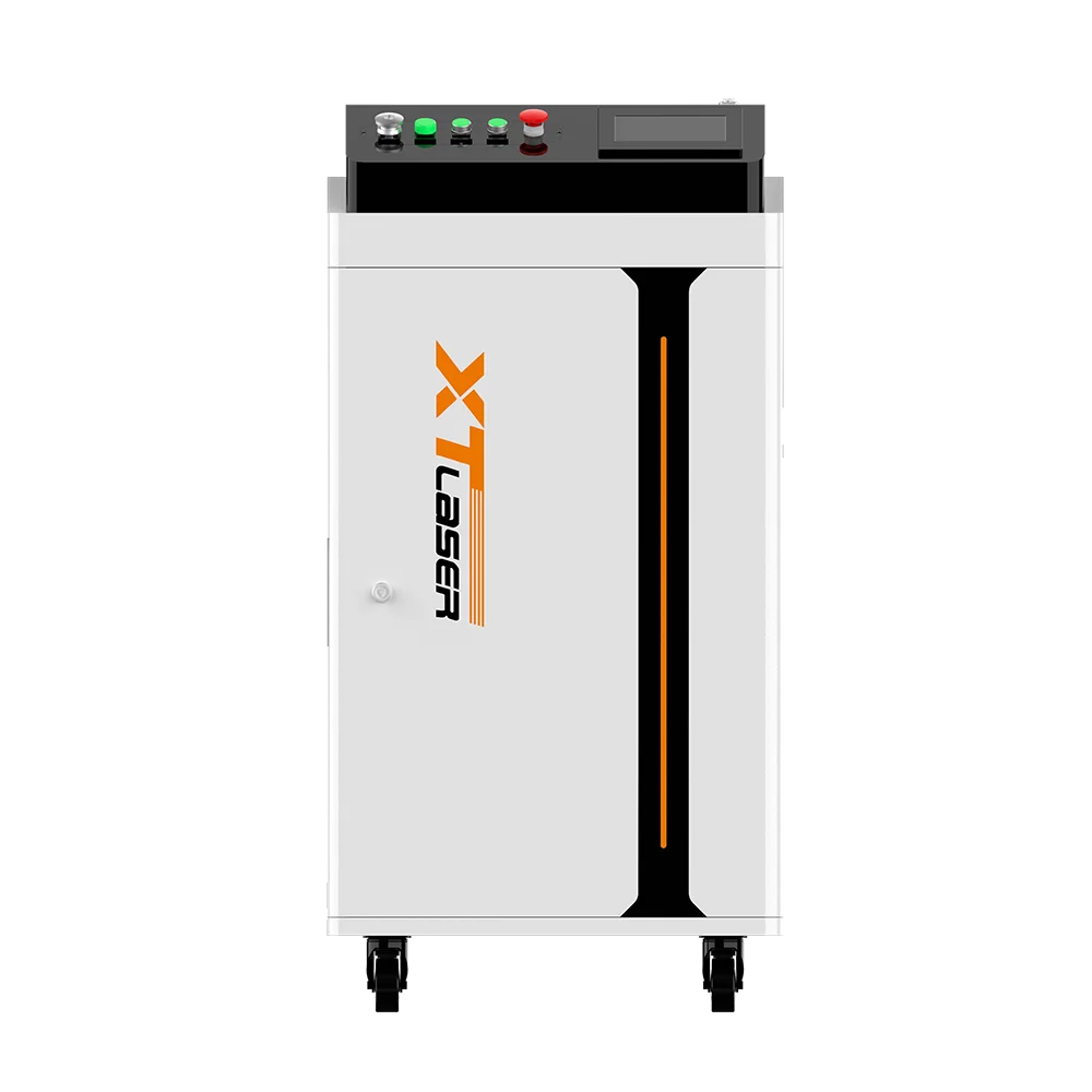 سعر المصنع، آلة التنظيف المستمر بالليزر النبضي المحمولة بسعر منخفض للغاية، معدات تنظيف المعادن متعددة الوظائف