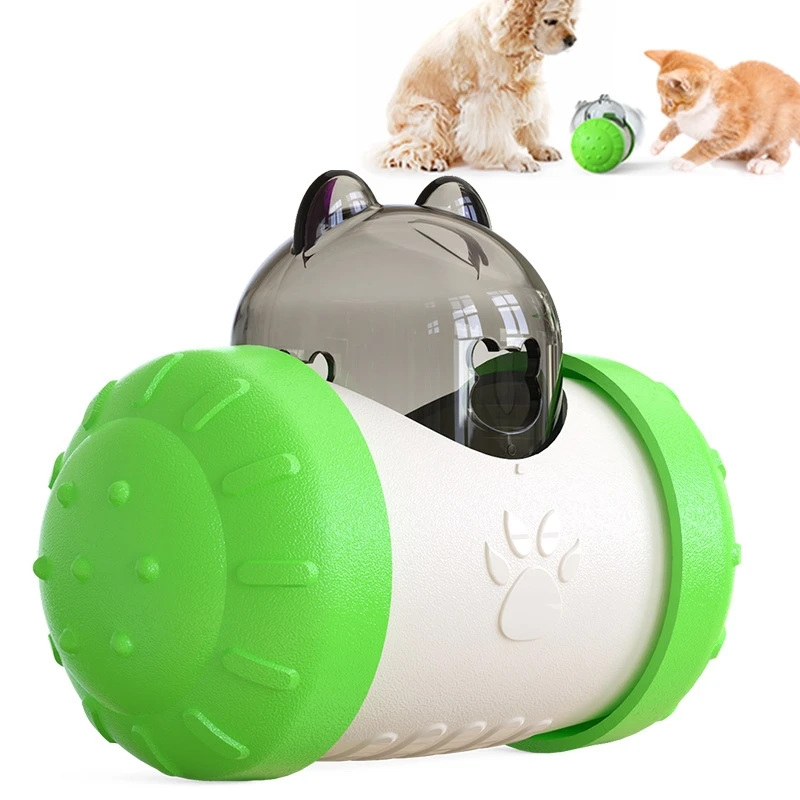 Non inverted feeder Pet Dog Toys Sturdy Durable Tumbler Leaking Food Ball Develop Good Habits Cat And Dog Universal