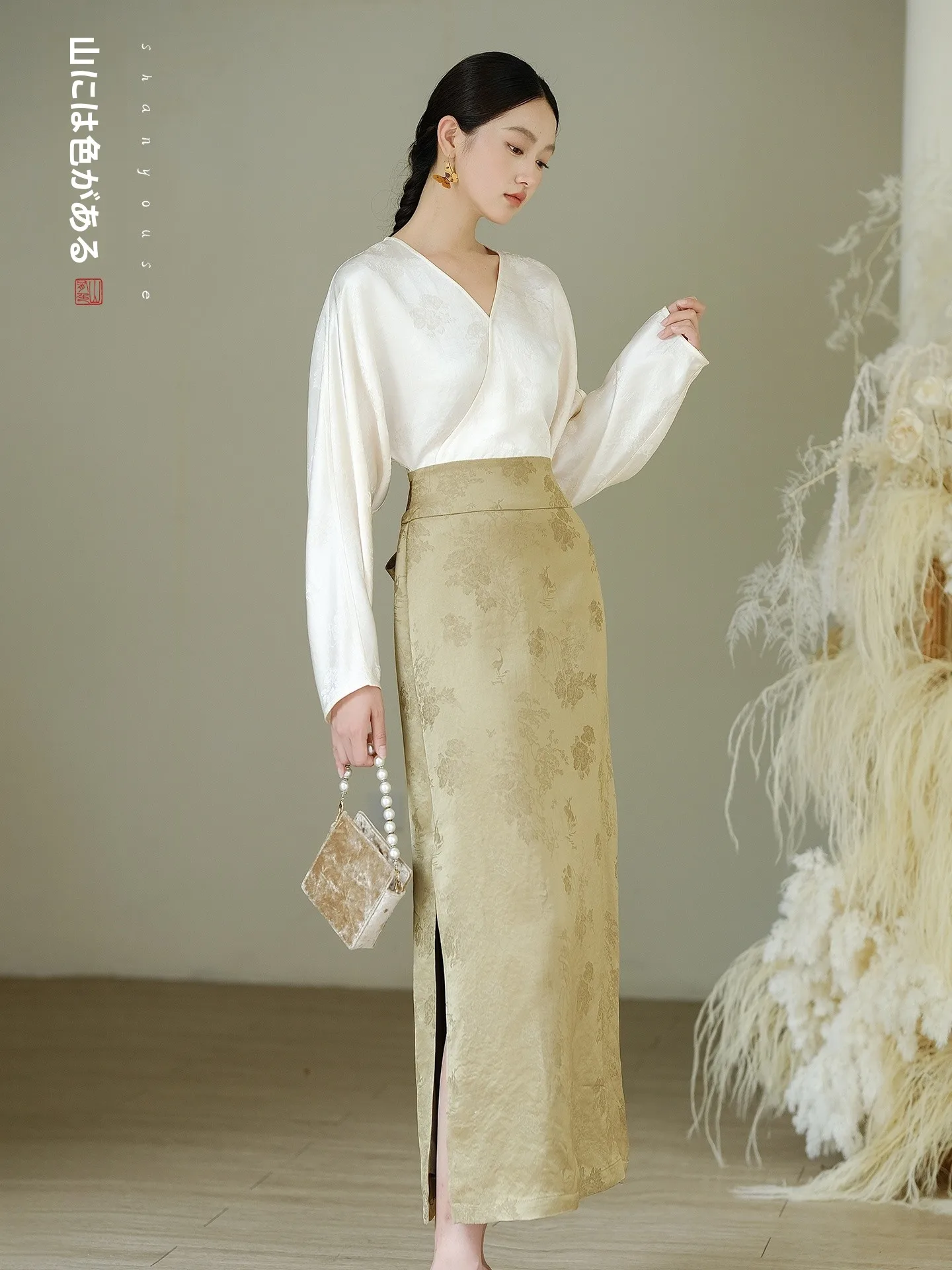 

New Chinese Sle Spring New Faion Young Women's Fake Two-Piece Dr National Trend Floral Print Qipao Dr