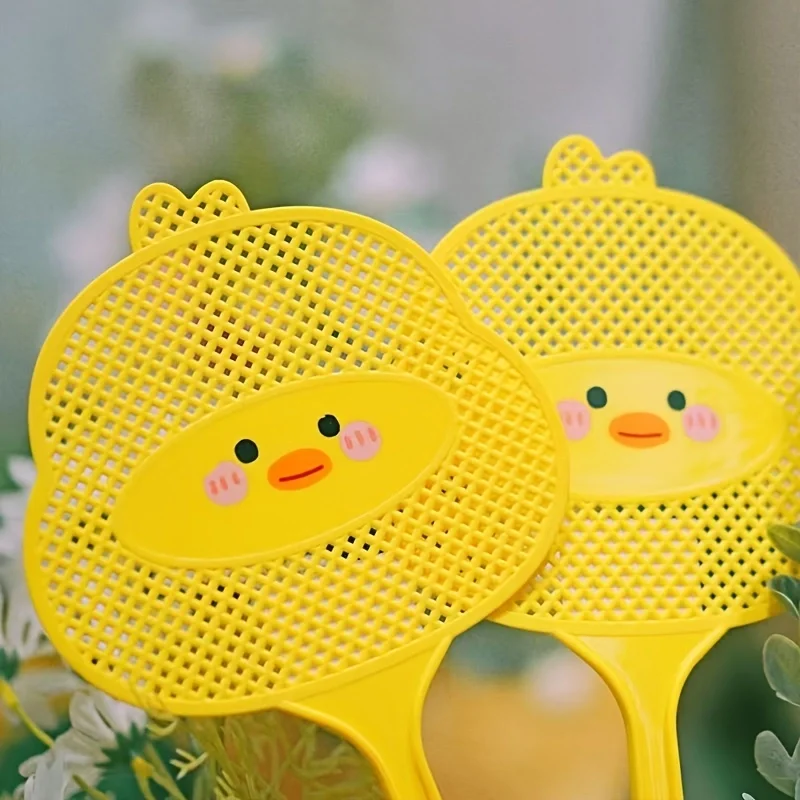 1pc Cute Cartoon Fly Swatter-rozszerzalny uchwyt i wytrzymała, zagęszczona konstrukcja-łatwo zabija komary