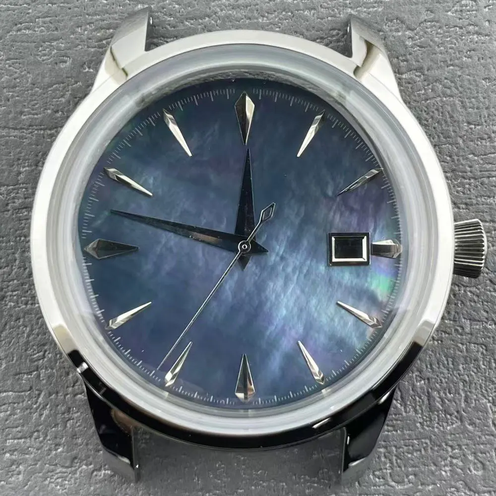 

40mm stainless steel waterproof watch case suitable for NH35 movement 35mm shell dial cocktail automatic watch replacement parts