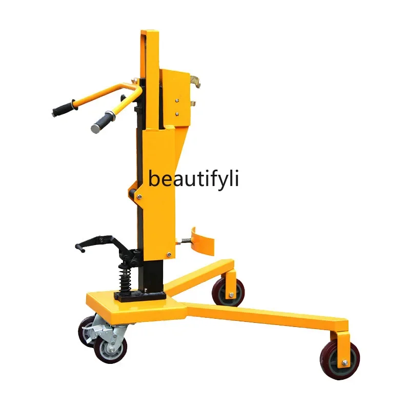 

A Truck Manual Hydraulic Drum Iron Drum Hydraulic Loading and Unloading Truck Hand Push Truck