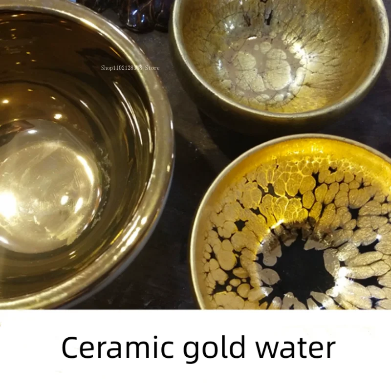 700-800℃ low temperature electric kiln ceramic gold water glaze on gold edge gold liquid gold plated gold glaze pottery tool