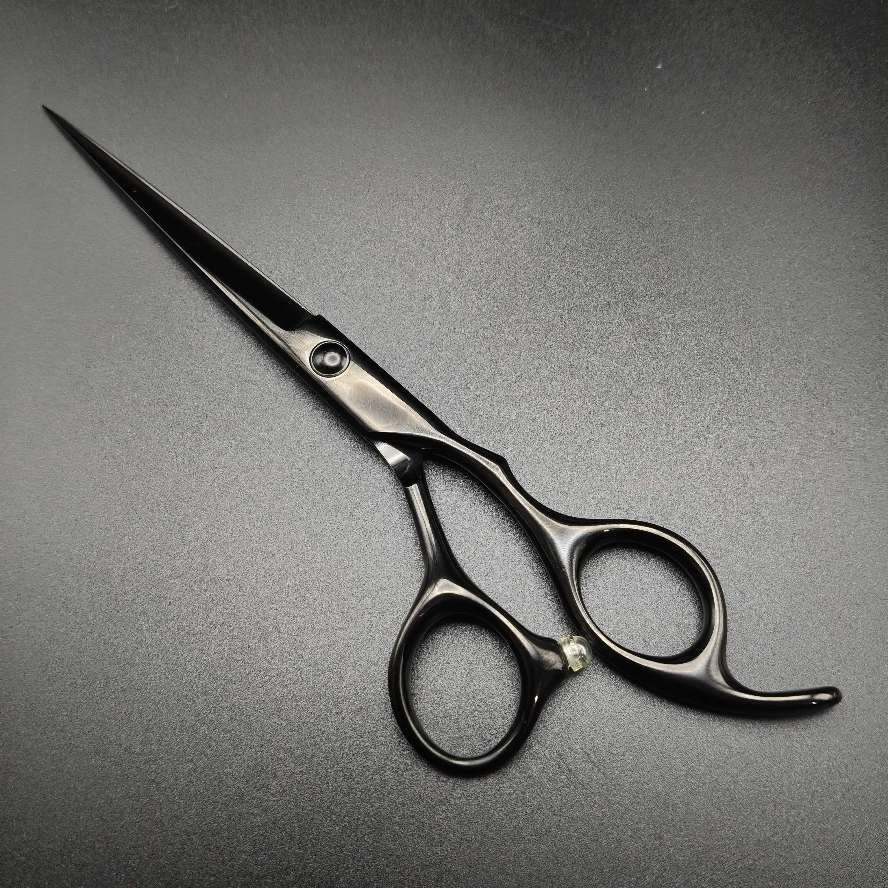 Freelander 6,0-Zoll Professionelle Friseurschere aus 440C Edelstahl mit Damaszener-Muster, Dünne Schere für Friseursalons – Detail 10