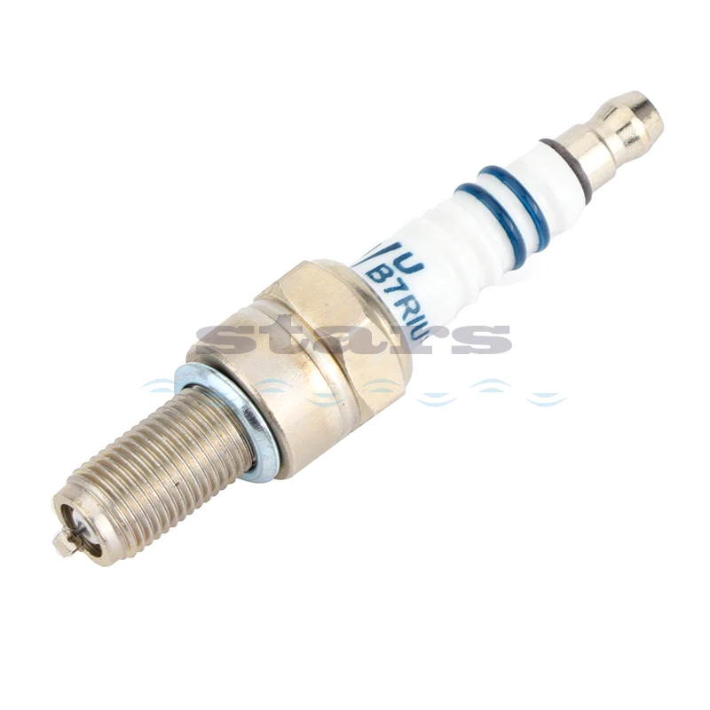 Motorcycle Iridium Spark Plug B7RIU for CR7E CPR7EA-9 CPR8EA-9 CPR8EAIX-9 96067 CR8E CR8EIX IU24 IU22 UR4DC PRG6HCC