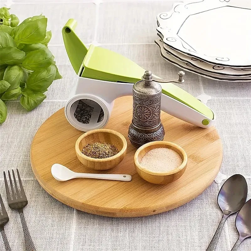 Wooden Rotating Turntable Tray for Seasoning Jars Condiment Storage Kitchen Organizer
