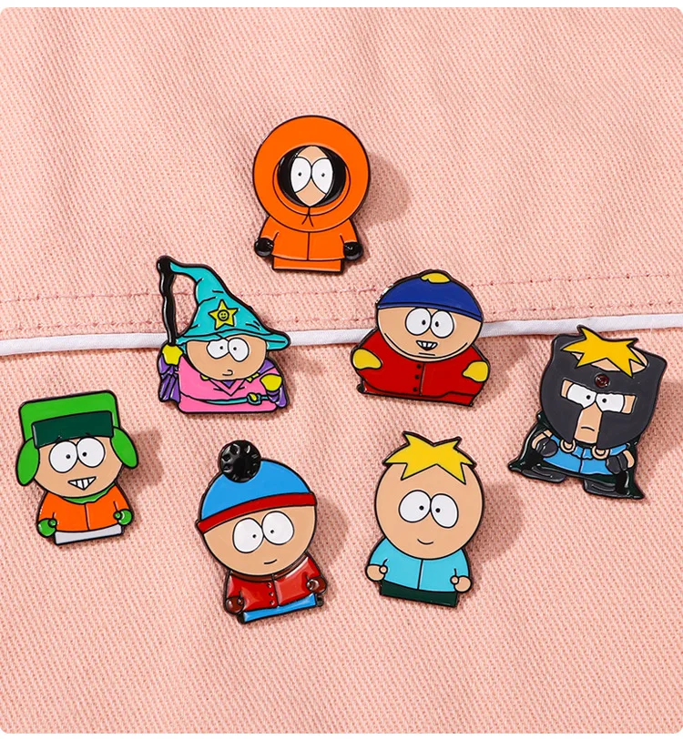 تتميز شارات الدبوس الهزلية ذات الطابع الكرتوني الرائع المثالي لشارات الملابس وإكسسوارات حقيبة الرسوم المتحركة الرائعة #2