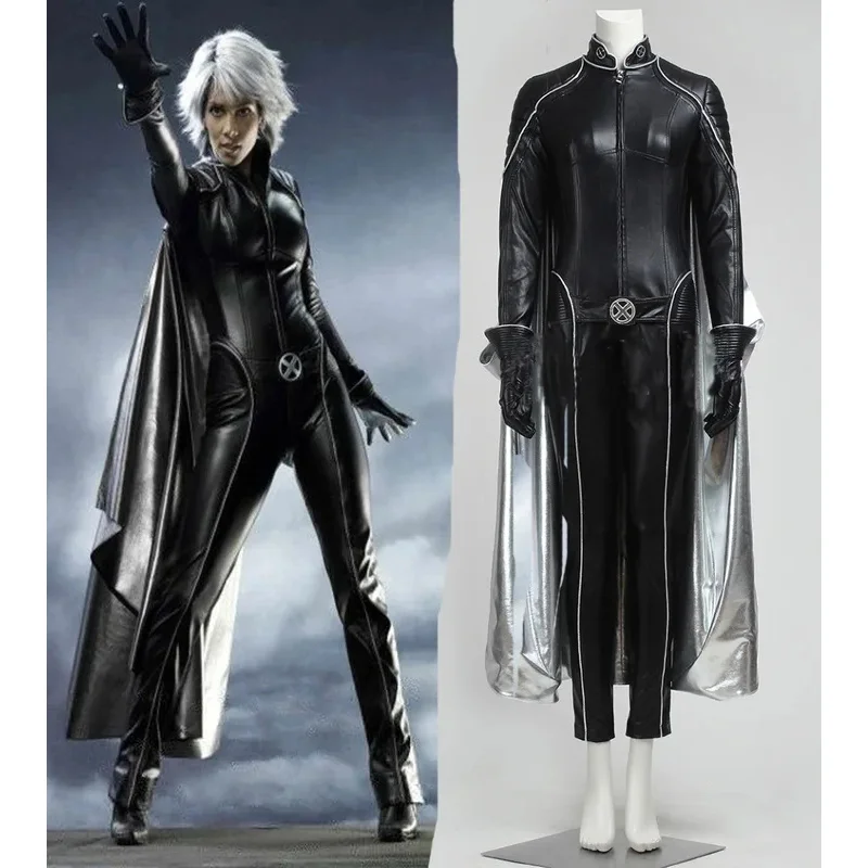 

Storm Halle Berry Jumpsuit Costume Various sizes customized High imitation leather 11