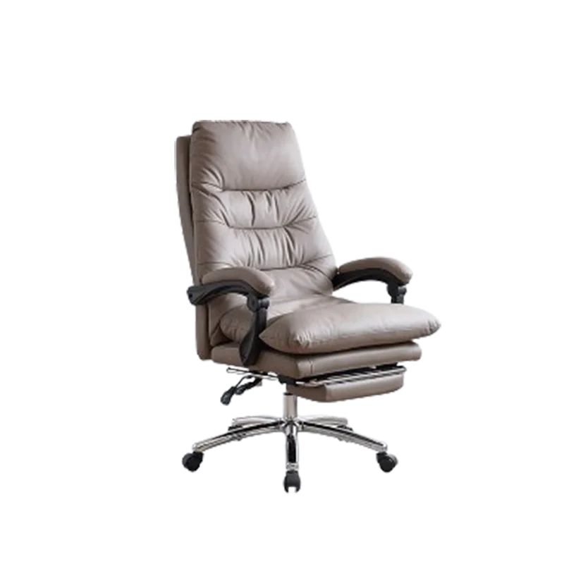 Comfortable Leather Office Chair Executive Designer Ergonomic Recliner Chair Computer Wheel Sedia Ufficio Home Office