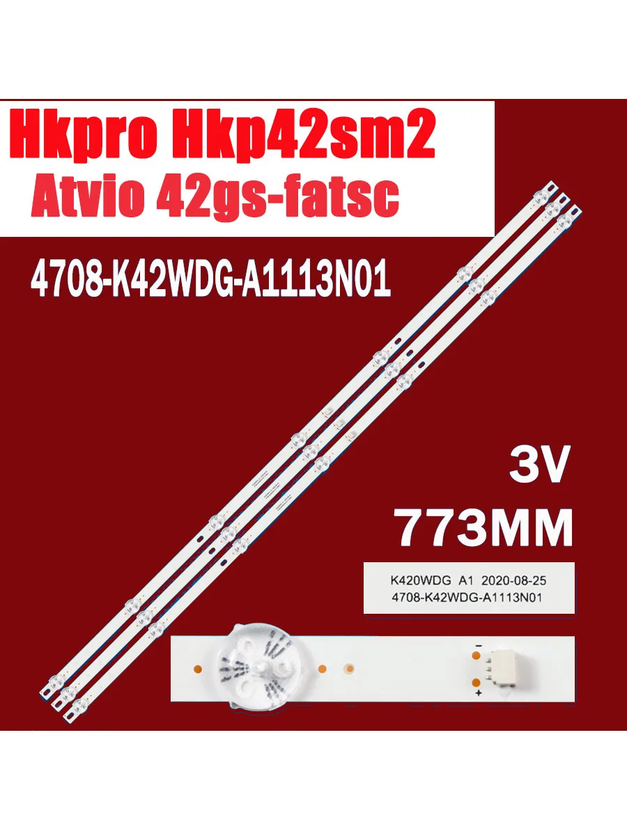 LED backlight strip For 42'' VOB 42DSQ-GB K420WDG A1 K420WD6 4708-K42WDG-A1113N01 Atvio 42gs-fatsc
