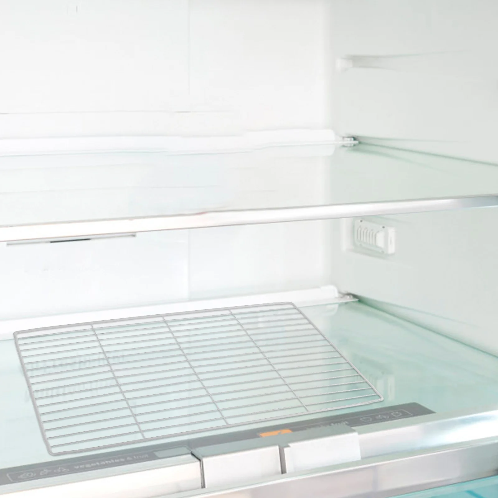 

Refrigerator Freezer Organizer Metal Wire Grid Divider Ice 28x45 Inch Iron Shelf Separator Freezer Shelves