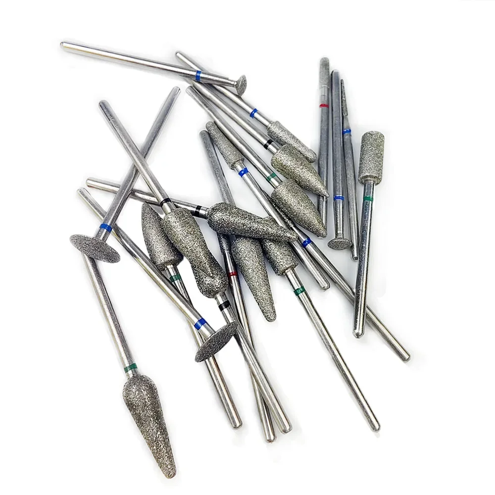 

20pcs/Set Dental Diamond Bur HP Electroplated Kit Grind Zirconia Grind Polishing Head Ceramics Dentistry Lab Tools Materials