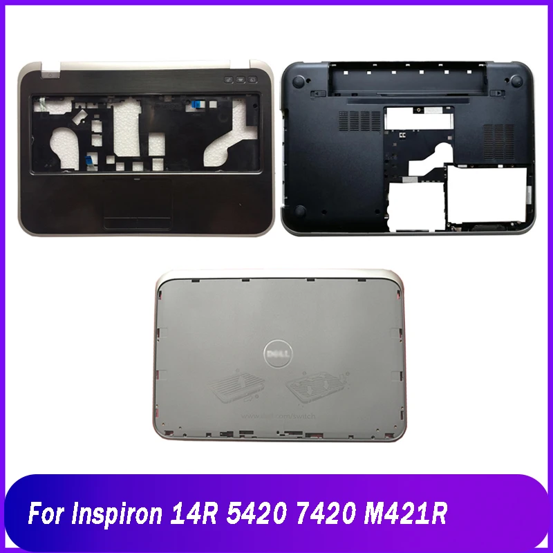 Rear Lid For Dell Inspiron 14R 5420 7420 M421R Laptop LCD Back Top Cover Palmrest Upper Bottom Base Case Housing A C D Shell