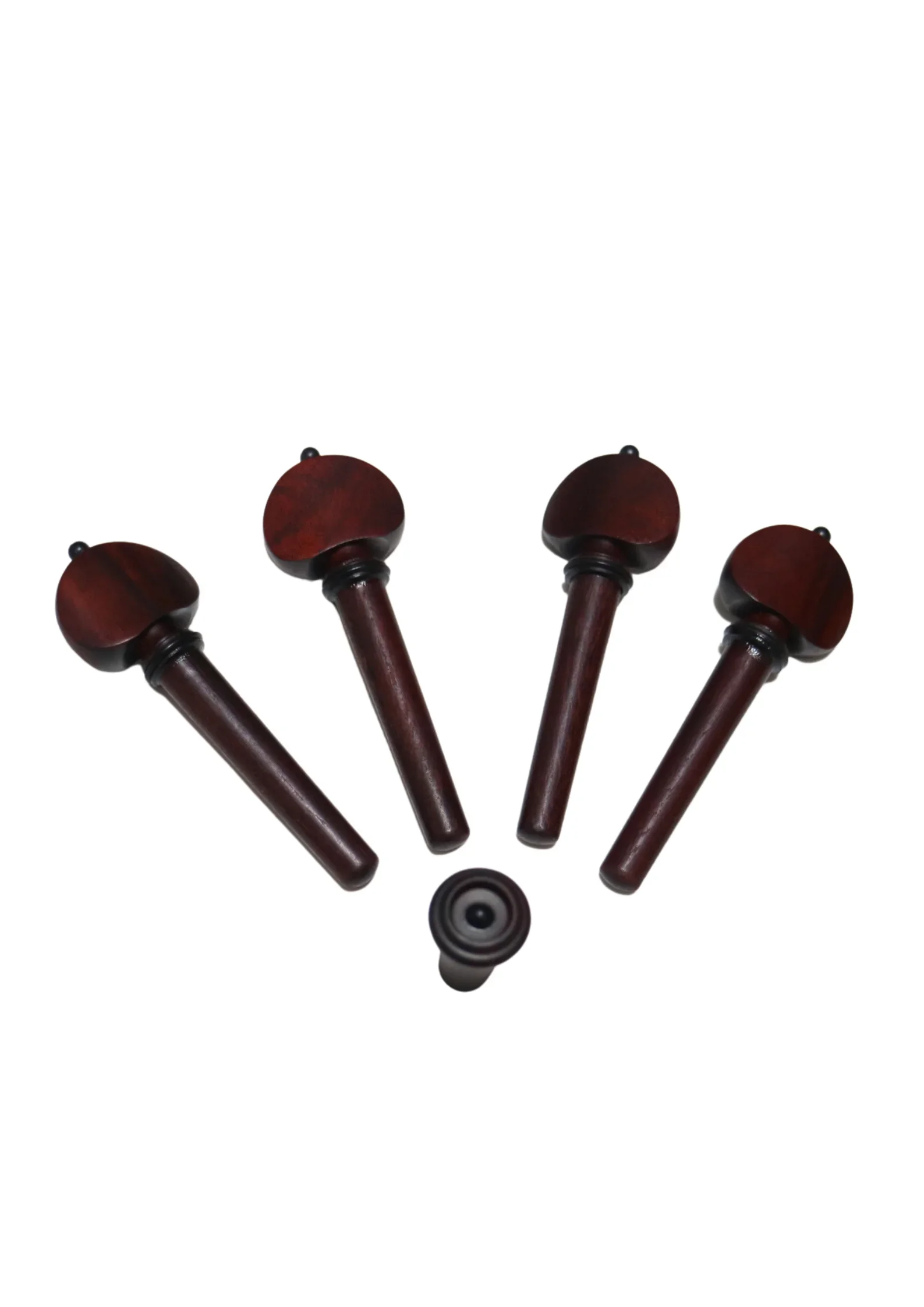 

Hooqu High Grade Violin Parts Rosewood Violin Accessories Set With Peg Tailpiece And Chin Rest