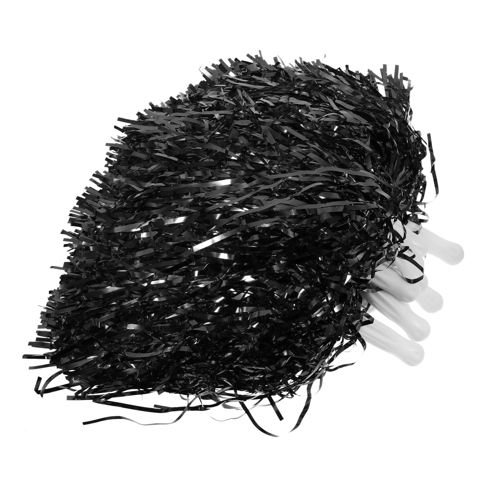 

10pcs Cheerleading Pom Poms PET ABS Reusable Durable Lightweight Team Sports Meeting Competition Dance Holiday