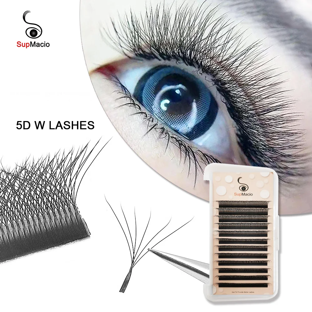 Wire 5D W Eyelash Exemptions Bouquets Volume 0.07 D 8mm 9mm 10mm 11mm 12mm 13mm 14mm 15mm Mix 5d Clover Lashes Brazilian Eyelash