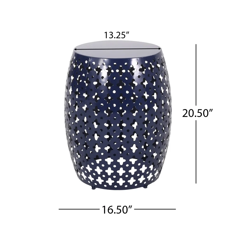 Beistelltisch aus Metall für Gartenmöbel