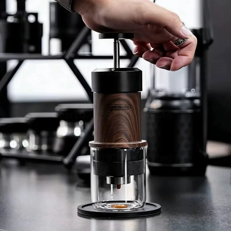 Viesimple VS 2-in-1 Portable Espresso Machine Manual Hand Press Coffee Maker for Ground Coffee Capsule Outdoor Camping M5