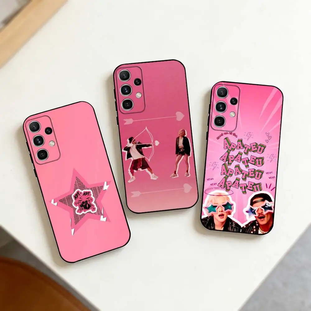 ROSE Bruno Mars APT.    Phone Case For Samsung S25,S24,S21,S22,S23,S30,Ultra,S20,Plus,Fe,Note,10,9,5G Black Cover