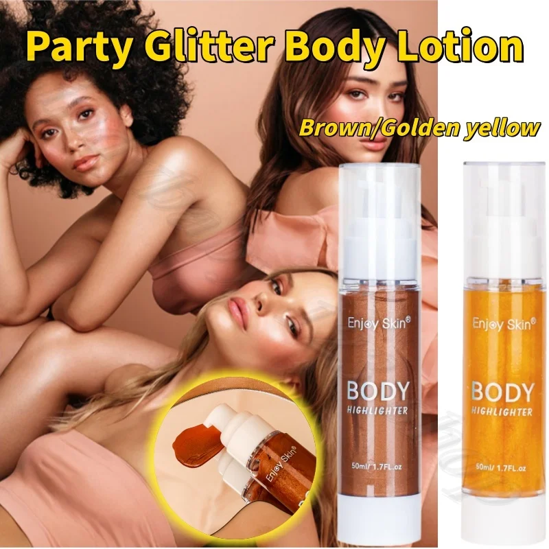 

Party Flash Body Lotion Glow Brightening Moisturizing Moisturizing Not Sticky Dazzling Body Oil 50ml
