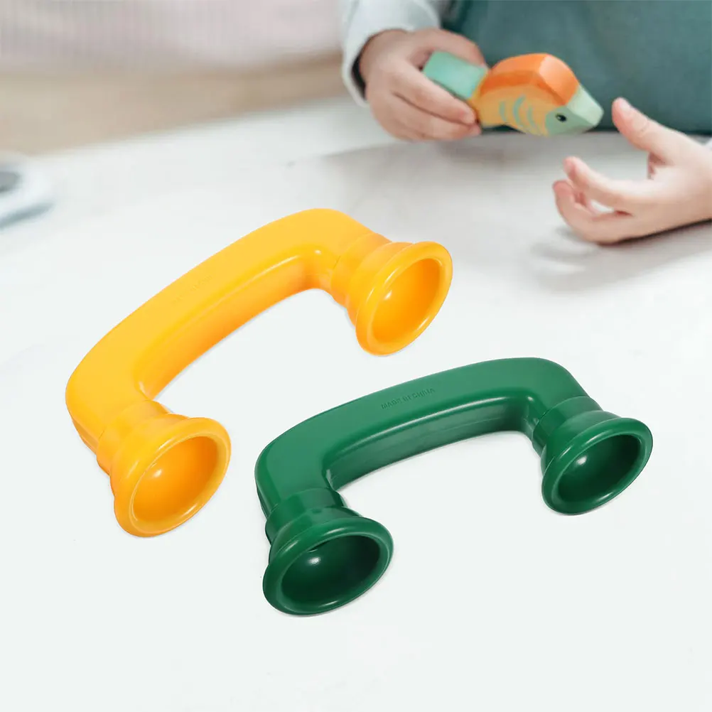 8Pcs Reading Whisper Phone Toddler Educational Gift Creative ABS Material Smooth Edges Colorful Hands Brains Development