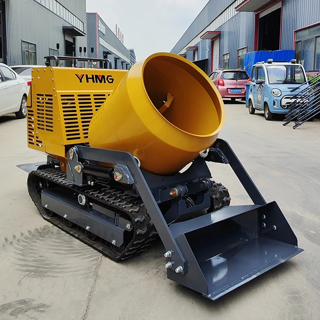 حار بيع الشركة المصنعة نوع جديد الزاحف خلاط الخرسانة شاحنة خلاط الخرسانة المتنقلة الصغيرة مع المضخة الأساسية ومكونات المحرك #2