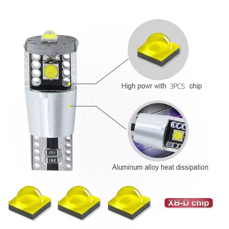 LED T10 W5W 194 Car bulbs Clearance Light Parking Lamp White for Audi A3 B8 A6 C6 80 B5 B7 A5 Q5 Q7 TT 8P 100 8L C7 8V A1 C7 S2