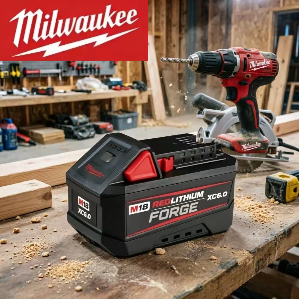 

Milwaukee Extended 8.0Ah M18 Battery Long Service Life Reliable Performance Fully Adapt All Milwaukee M18 Cordless Tool Models