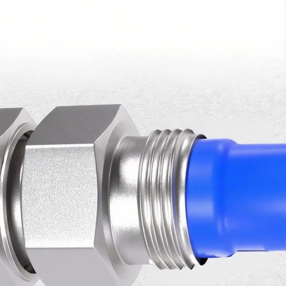 

Nickel plated copper 3pcs quick connector kit pipe fittings includes straight elbow and tee for leak proof connection